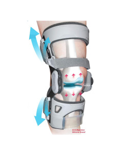 Rodillera Descargadora DDS, Inc. OA Pro - Estabilidad Medial y Lateral (Pequeña)