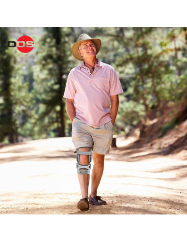 Rodillera Descargadora DDS, Inc. OA Pro - Estabilidad Medial y Lateral (Pequeña)