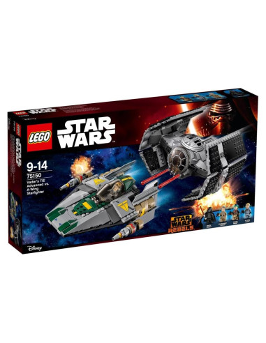 LEGO TIE Avanzado de Vader vs Caza Estelar A-Wing 75150