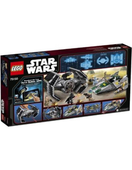 LEGO TIE Avanzado de Vader vs Caza Estelar A-Wing 75150