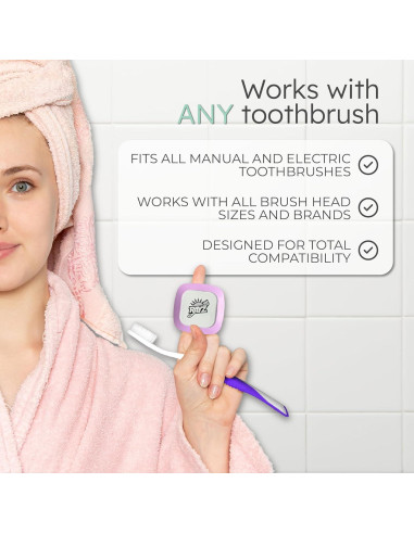 Desinfectante de Cepillos de Dientes UV-C Rayz Lavanda 99.9% en 3 Min