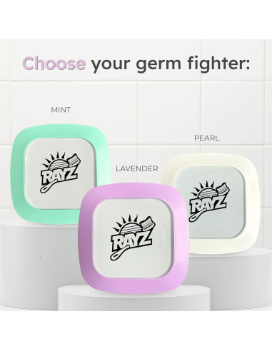 Desinfectante de Cepillos de Dientes UV-C Rayz Lavanda 99.9% en 3 Min