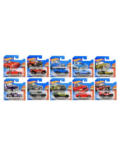 Hot Wheels Camiones Calientes 2021 - Conjunto Completo 10 Vehículos 1:64