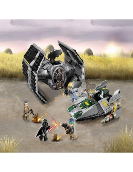 LEGO TIE Avanzado de Vader vs Caza Estelar A-Wing 75150