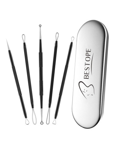 Kit Removedor de Puntos Negros TAYTHI - 5 Herramientas Acero Inoxidable