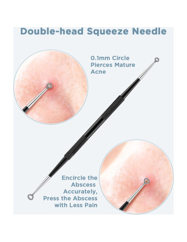 Kit Removedor de Puntos Negros TAYTHI - 5 Herramientas Acero Inoxidable