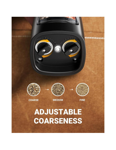 Molinillo Eléctrico de Sal y Pimienta Sangcon 2 en 1 Automático