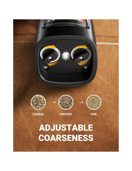 Molinillo Eléctrico de Sal y Pimienta Sangcon 2 en 1 Automático