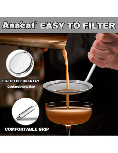 Cuchara Desnatadora Anaeat de Acero Inoxidable 30.9 cm