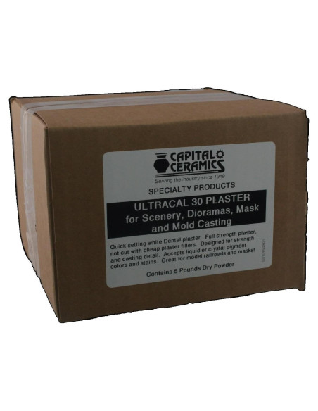 Ultracal 30 Yeso para Moldeo Capital Ceramics 2.27 kg Bolsa