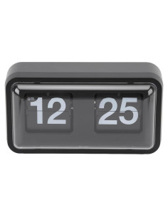 Reloj de Mesa Mecánico Retro Focket 20x15cm Negro