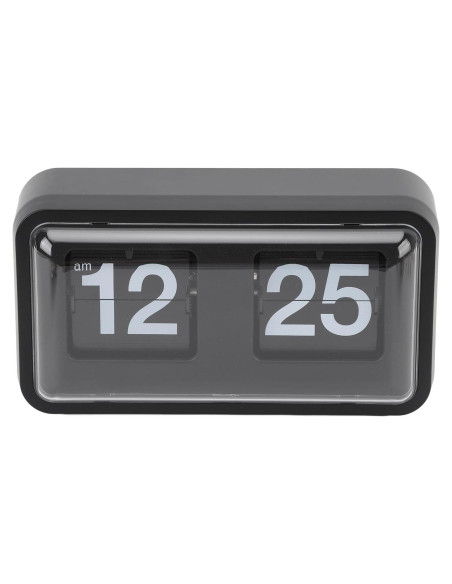 Reloj de Mesa Mecánico Retro Focket 20x15cm Negro