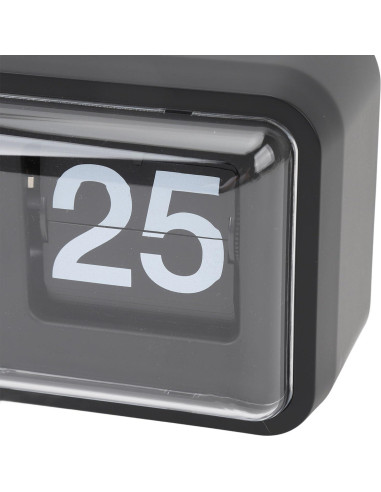 Reloj de Mesa Mecánico Retro Focket 20x15cm Negro