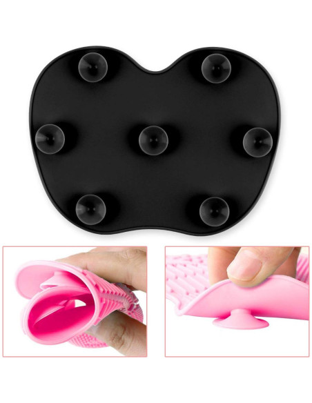 Alfombrilla Limpiadora de Brochas de Maquillaje Ranphykx 22.5x17cm