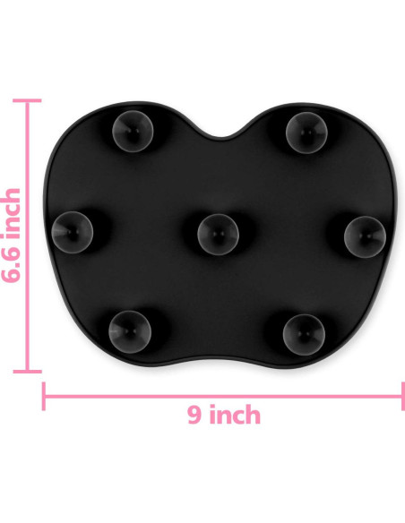 Alfombrilla Limpiadora de Brochas de Maquillaje Ranphykx 22.5x17cm