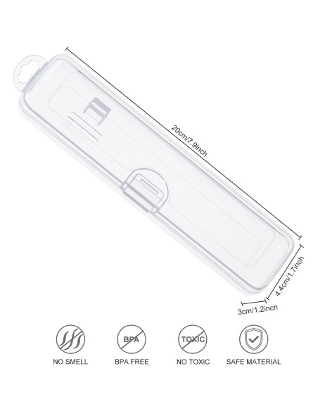 Estuche de Viaje para Cepillos de Dientes Yeeco 2 Piezas 20x4.7cm