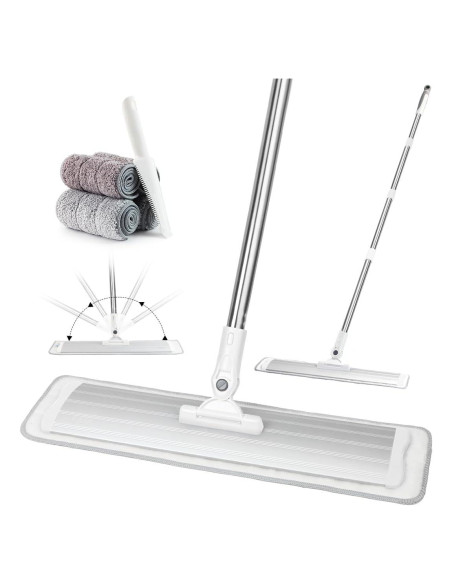 Mopa de Microfibra CQT 18" con Mango de Acero Inoxidable
