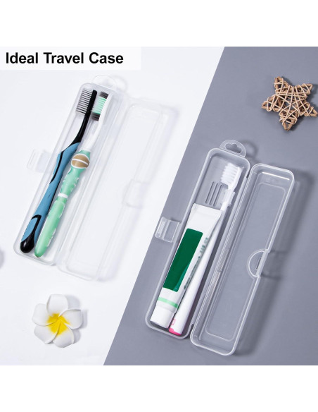 Estuche de Viaje para Cepillos de Dientes Yeeco 2 Piezas 20x4.7cm