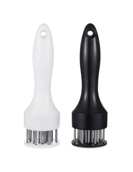 Ablandador de Carne 2 Piezas Acero Inoxidable Afilado