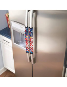 Cubiertas de Manijas de Refrigerador Garucesta 6 Piezas Neopreno 2