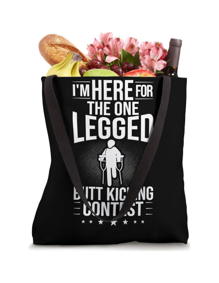 Bolsa Tote Conciencia Pérdida Extremidades Prótese Pierna 40.6 cm