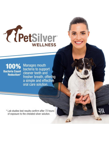 PetSilver Spray Dental para Perros y Gatos - 118 ml