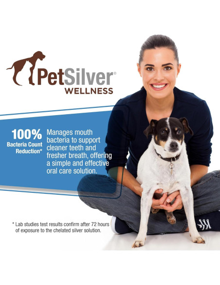 PetSilver Spray Dental para Perros y Gatos - 118 ml