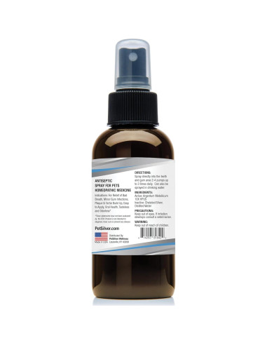 PetSilver Spray Dental para Perros y Gatos - 118 ml