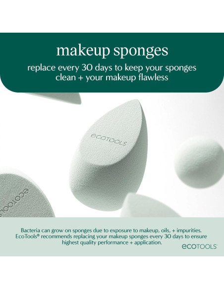 Set de Brochas y Esponja EcoTools Core Five - 5 Piezas