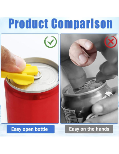 Abrebotellas Manual Rimoev, Paquete de 30 Coloridos para Latas