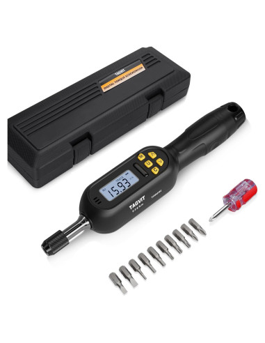 Destornillador de Par Digital TAGVIT 0.3-6 N.m 1/4" Ajustable