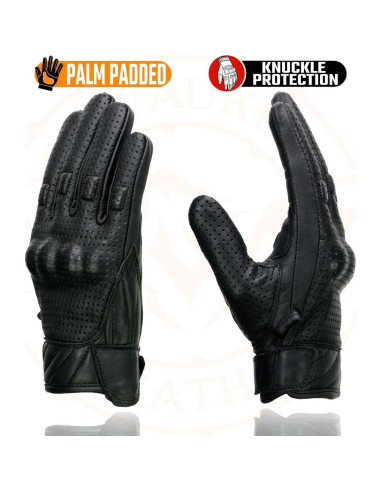 Guantes de Cuero para Motocicleta Milwaukee Leather MG7500 - X-Pequeño