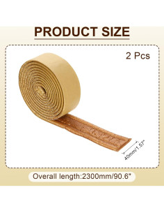 Moldura de Espuma Autoadhesiva uxcell 2Pcs 2.44m Cobre 2