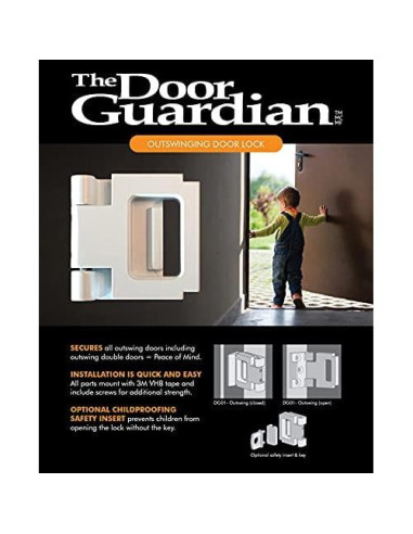 Cerradura de Seguridad Exterior Meranto DG01-OUT A Prueba de Niños