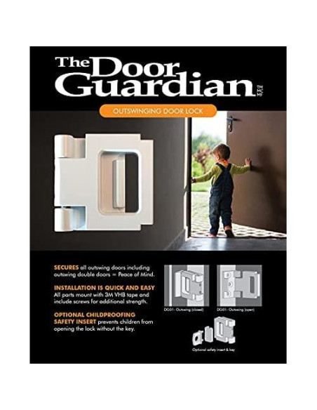 Cerradura de Seguridad Exterior Meranto DG01-OUT A Prueba de Niños