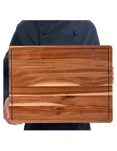 Tabla de Cortar de Madera de Acacia GAOMON 50.8x38.1 cm