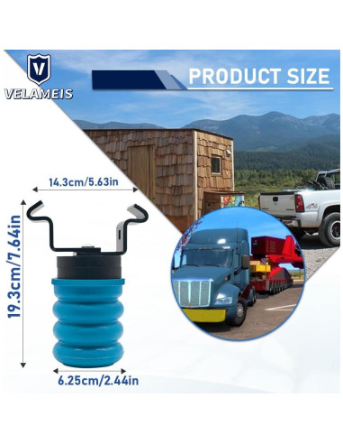 Resorte Auxiliar de Aire V VELAMEIS TSS-107-40 2.63kg