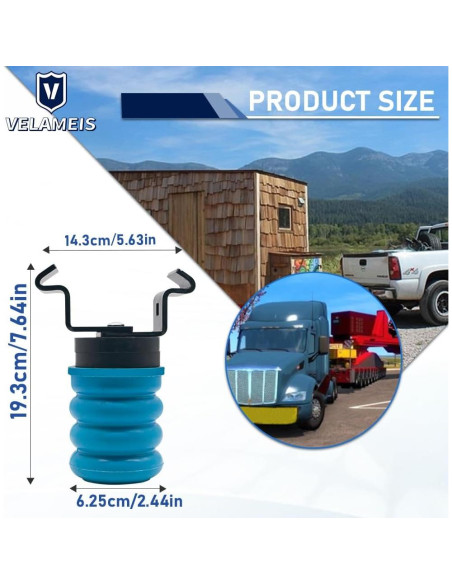 Resorte Auxiliar de Aire V VELAMEIS TSS-107-40 2.63kg