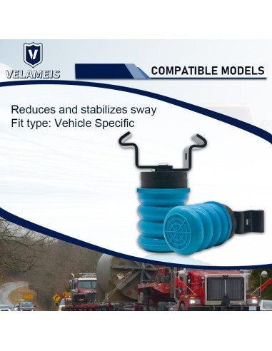 Resorte Auxiliar de Aire V VELAMEIS TSS-107-40 2.63kg