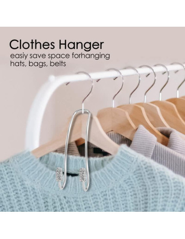 Ganchos Decorativos para Reposacabezas Guoord - 2 Piezas Acero Inoxidable