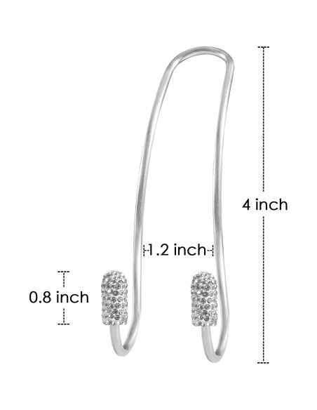 Ganchos Decorativos para Reposacabezas Guoord - 2 Piezas Acero Inoxidable