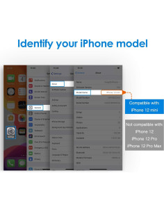 Protector de Pantalla JETech para iPhone 12 mini 5.4" Vidrio Templado - Paquete de 3 2