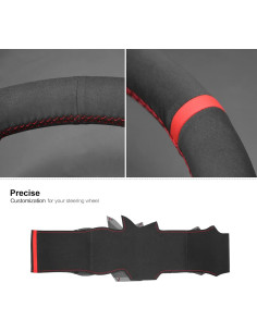 Funda de Volante MEWANT para Toyota Hilux/Fortuner Suede 2