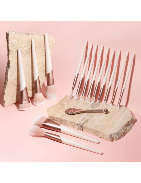 Brocha de Maquillaje Luxe Flawless EcoTools - Cerdas Sintéticas