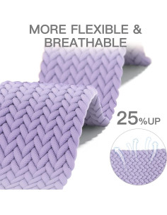 Correa de Nylon Elástico Woneligo para Reloj Inteligente 14.8-24.1 cm 2