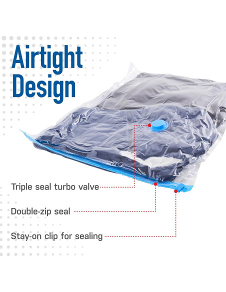 10 Bolsas de Almacenamiento al Vacío Spacesaver 0.54 kg