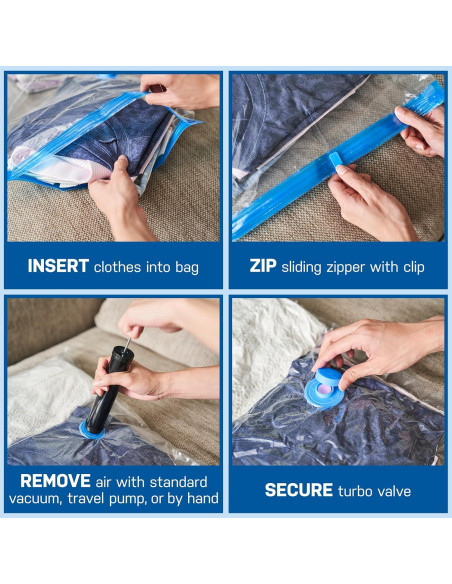 10 Bolsas de Almacenamiento al Vacío Spacesaver 0.54 kg