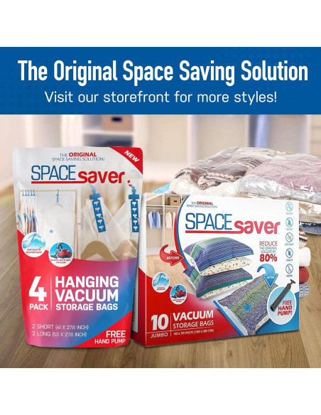 10 Bolsas de Almacenamiento al Vacío Spacesaver 0.54 kg