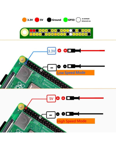 Caja de ABS para Raspberry Pi 4 iUniker con ventilador y disipador