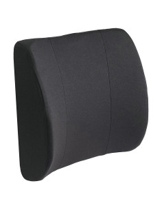 Cojín Lumbar DMI Espuma Viscoelástica Negro 35.56x33.02cm